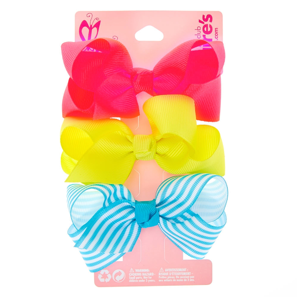 Buy Claire's Club Ribbon Hair Bows - 3 Pack online | Mothercare Kuwait Buy Claire's Club Ribbon Hair Bows - 3 Pack online | Mothercare Kuwait