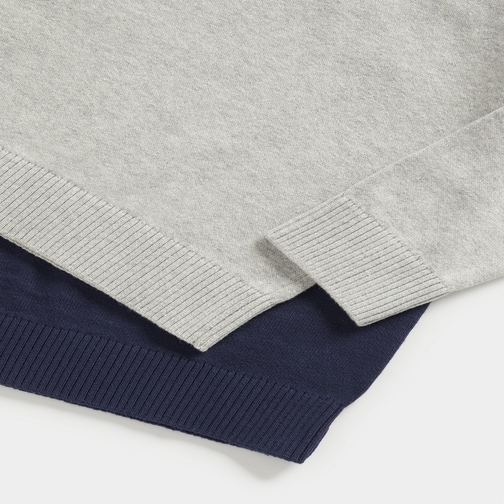 Buy Navy and Grey Roll Neck Knitted Jumpers 2 Pack online Mothercare Kuwait