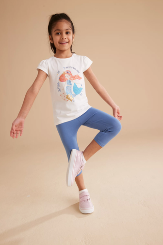 Childrens cropped leggings store