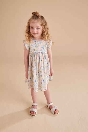 Buy Cat and Floral Woven Dress online Mothercare Kuwait