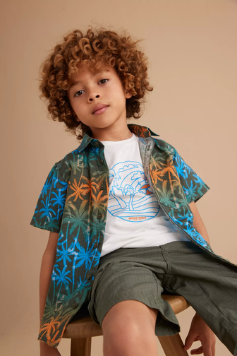 Buy Palm Tree Shirt And T Shirt Set online Mothercare Kuwait