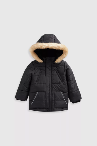 Buy Black Parka Coat online Mothercare Kuwait